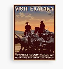 Cretaceous Cowboy Canvas Print