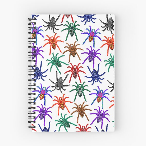 Item preview, Spiders Colorful Halloween Tarantulas Pattern designed and sold by BluedarkArt.