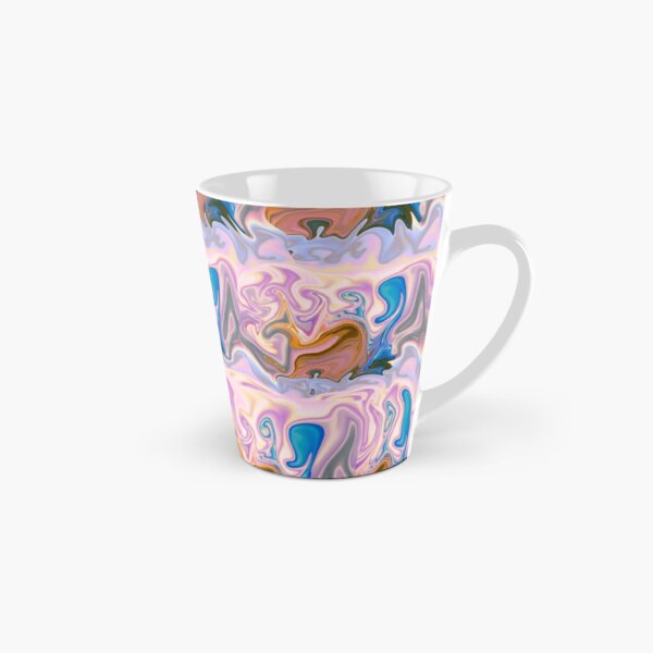 Pink Grey and Purple Abstract Pattern Design Tall Mug