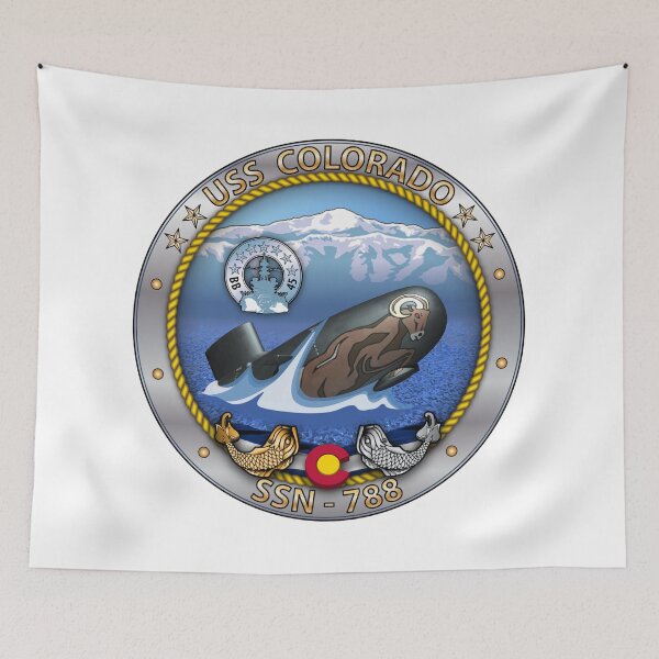 Item preview, SSN-788 USS Colorado Crest designed and sold by Nikki SpaceStuffPlus.