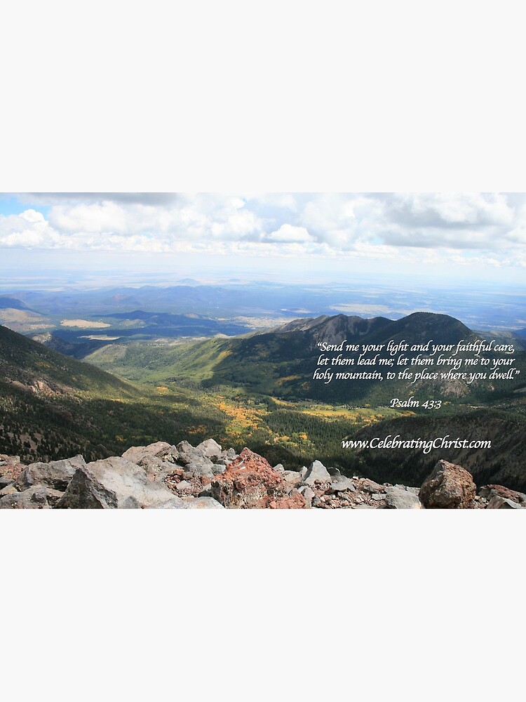 Thumbnail 6 of 6, Coffee Mug, Celebrating Christ Mt. Humphreys Summit Story Mug with Psalm - From ccnow.info designed and sold by sdawsoncc.