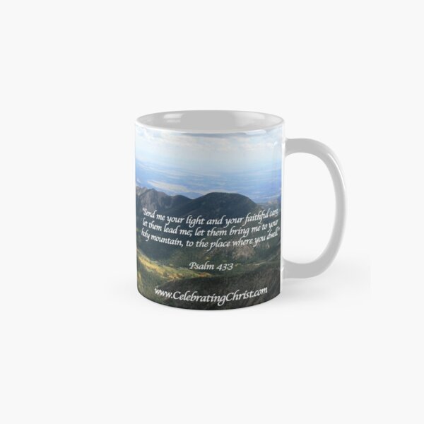 Celebrating Christ Summit Story Mug with Psalm - From ccnow.info Classic Mug