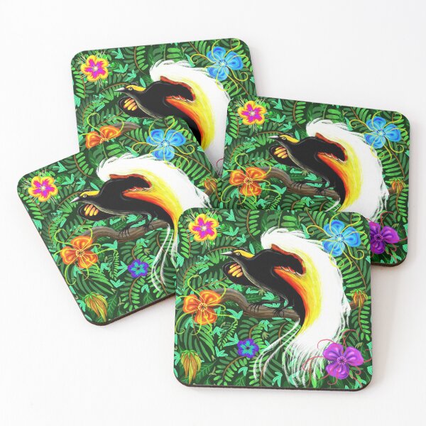 Item preview, Paradise Bird Fire Feathers  designed and sold by BluedarkArt.