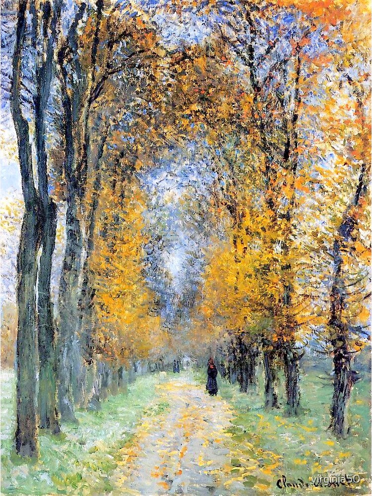 Monet - The Avenue, fine art painting by virginia50