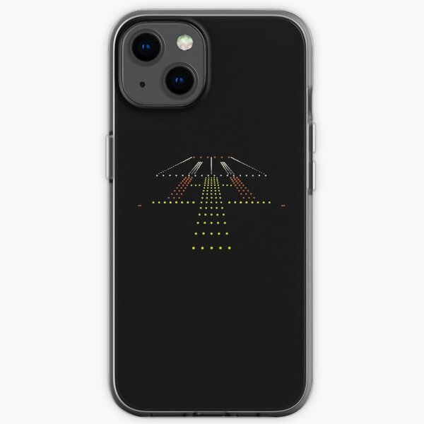 Pilot runway aviation airplane gift iPhone Soft Case