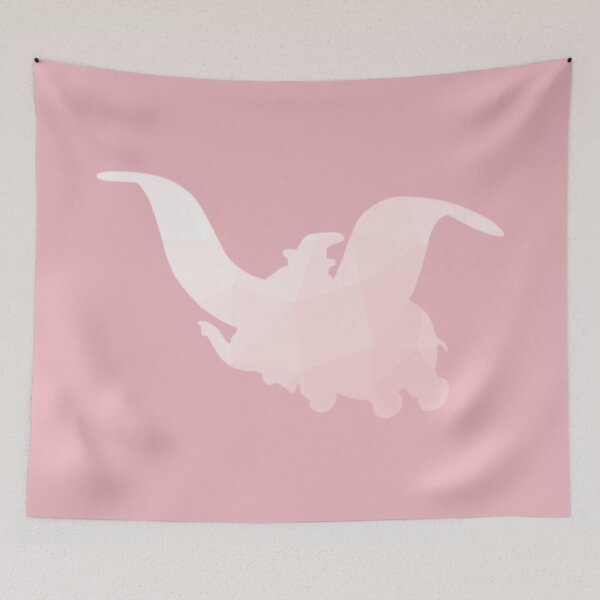 Item preview, Geometric Dumbo Silhouette Millennial Pink designed and sold by FandomTrading.
