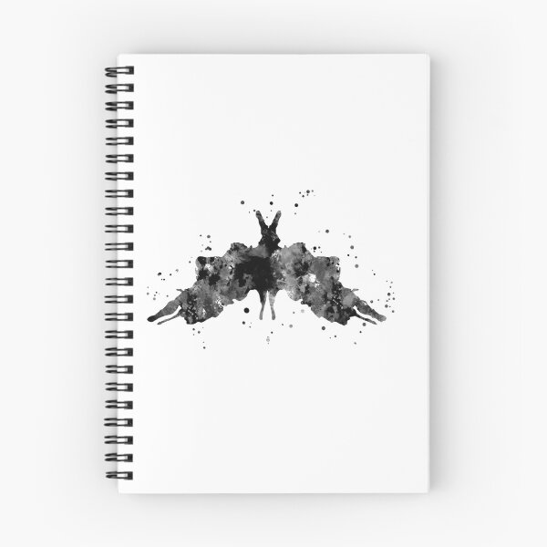 Item preview, Rorschach, watercolor Rorschach, card 5 designed and sold by Rosaliartbook.