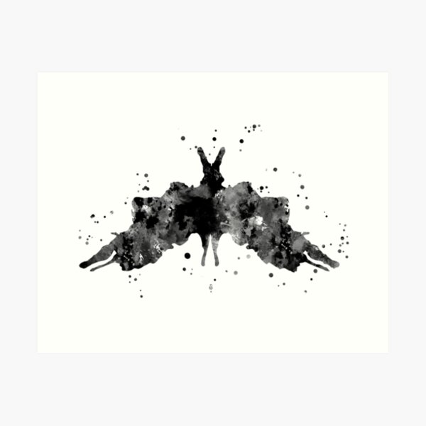 Rorschach Test, Abstract Designs - Magic Land Art Board Print for Sale by  klyngiant