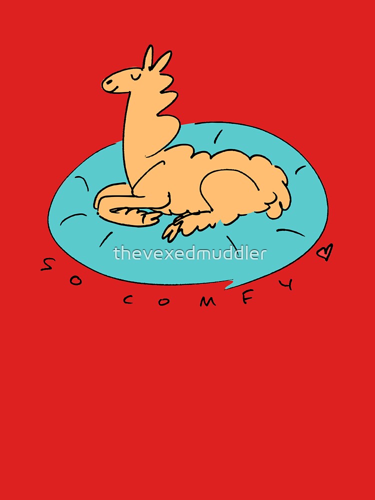 The Comfy Llama by thevexedmuddler