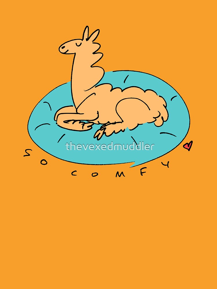 The Comfy Llama by thevexedmuddler