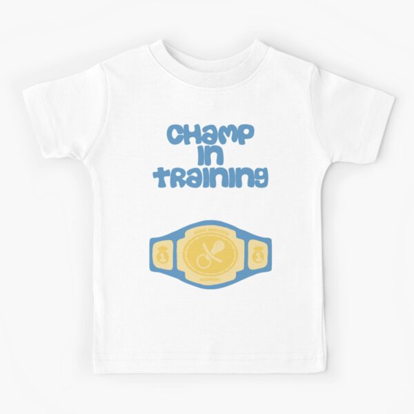 Champ in Training cute wrestling belt baby onesie