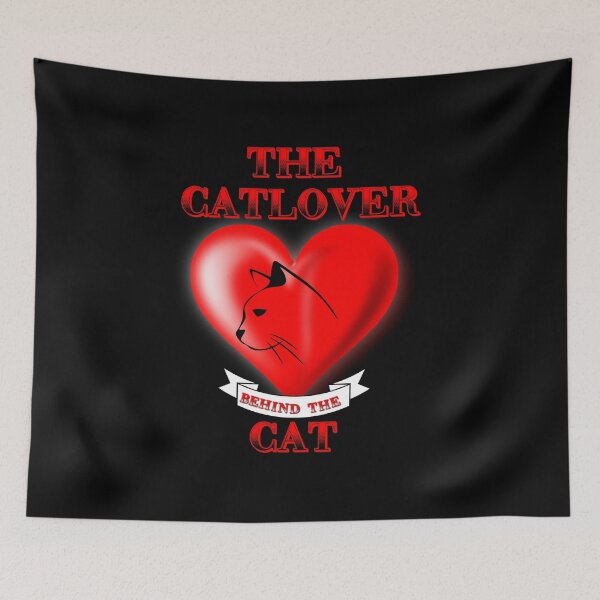 Item preview, The Catlover behind the Cat designed and sold by Ellesson.
