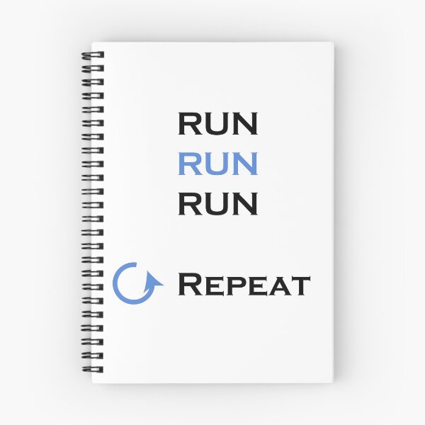 Item preview, Run run run repeat designed and sold by Euskadaz.