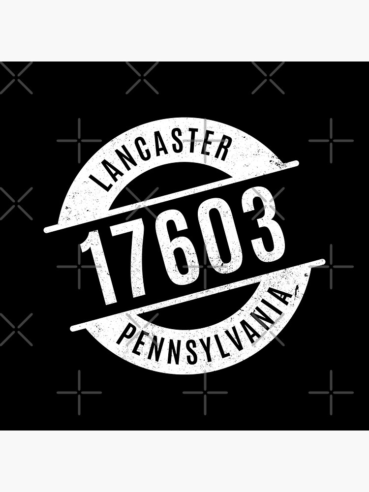 "Lancaster Pennsylvania 17603 Zip Code" Sticker for Sale by creativecurly Redbubble