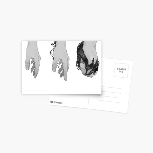how to hold hands with your partner when you share the same body Postcard