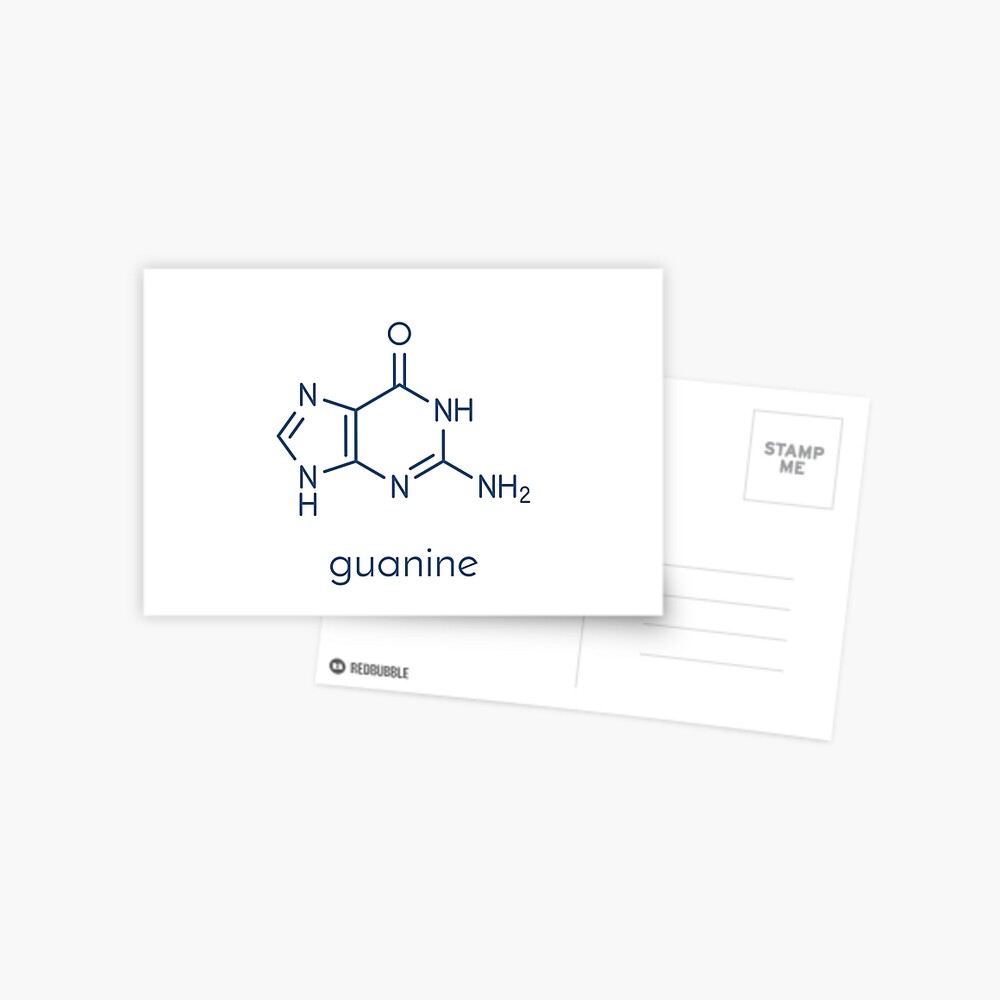 structure moléculaire de la guanine