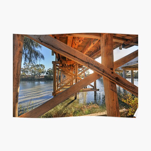 Bridge over the Darling Anabranch Poster