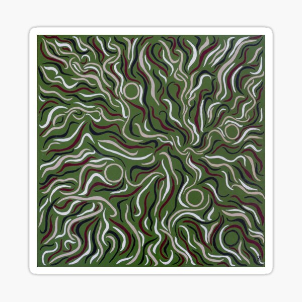 Abstract One Sticker