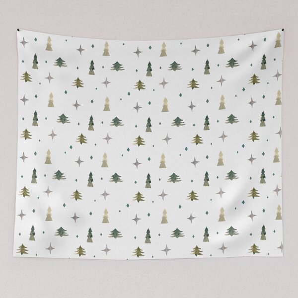 Item preview, watercolor spruce designed and sold by Na Bubovna.