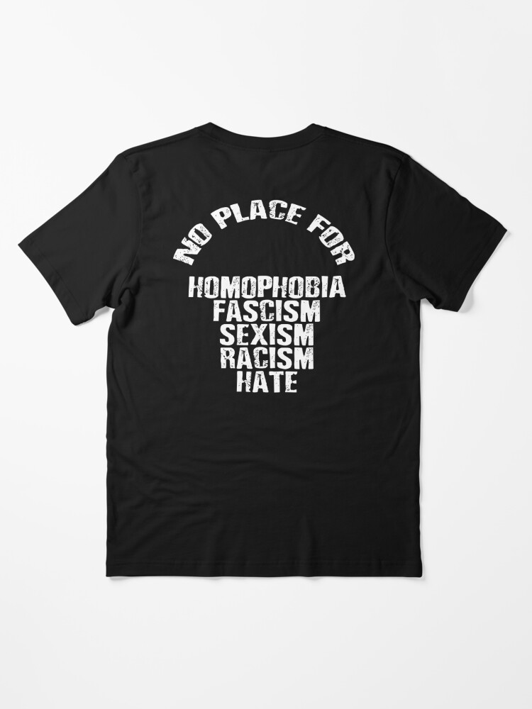 No Place for Homophobia, Fascism, Sexism, Racism Leggings by CreativeAngel