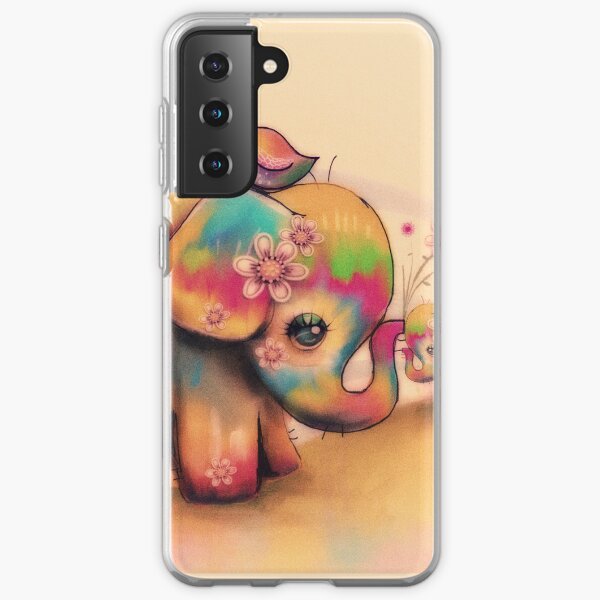 Also hier sind meine Vintage Tie Dye Elefanten Samsung Galaxy Flexible Hülle