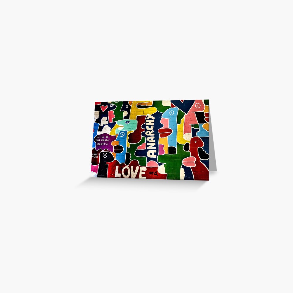 Love and Anarchy Greeting Card