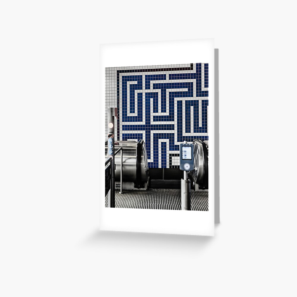 Helsinki Metro 1 Greeting Card