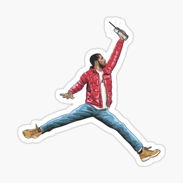 jumpman sticker