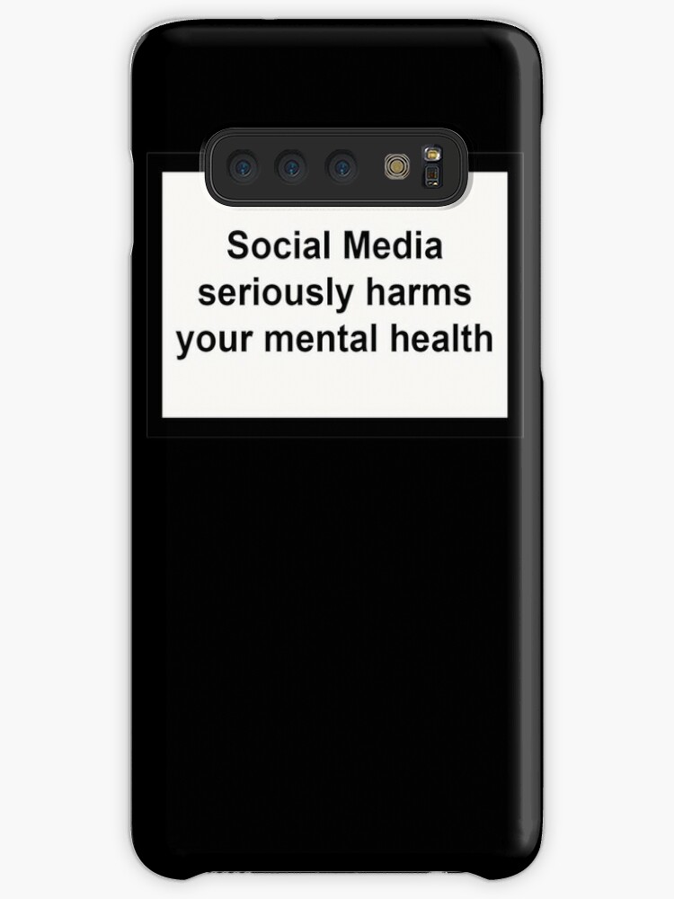 "social media seriously harms your mental health" Cases ...