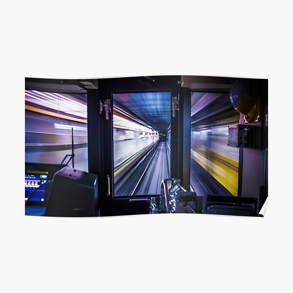 Tokyo Train Zoom Poster