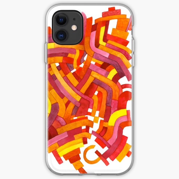 Pixelated Epiphany - Watercolor Painting iPhone Soft Case