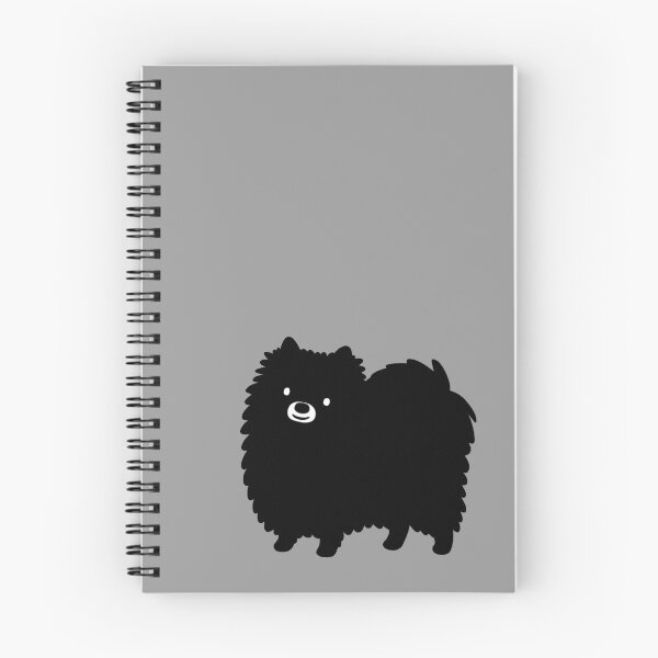 Item preview, Cute Fluffy Black Pomeranian Cartoon Dog designed and sold by Jenn Inashvili.