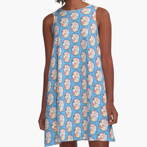 Kitten Selfie A-Line Dress