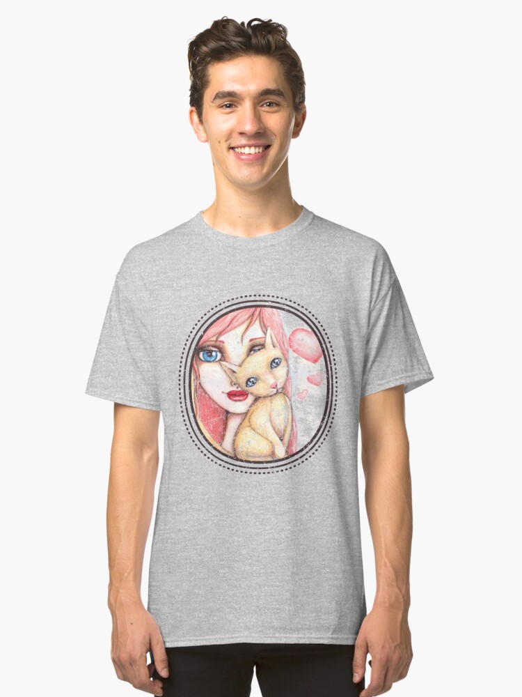 Alternate view of Kitten Selfie Classic T-Shirt