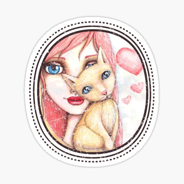 Kitten Selfie Sticker