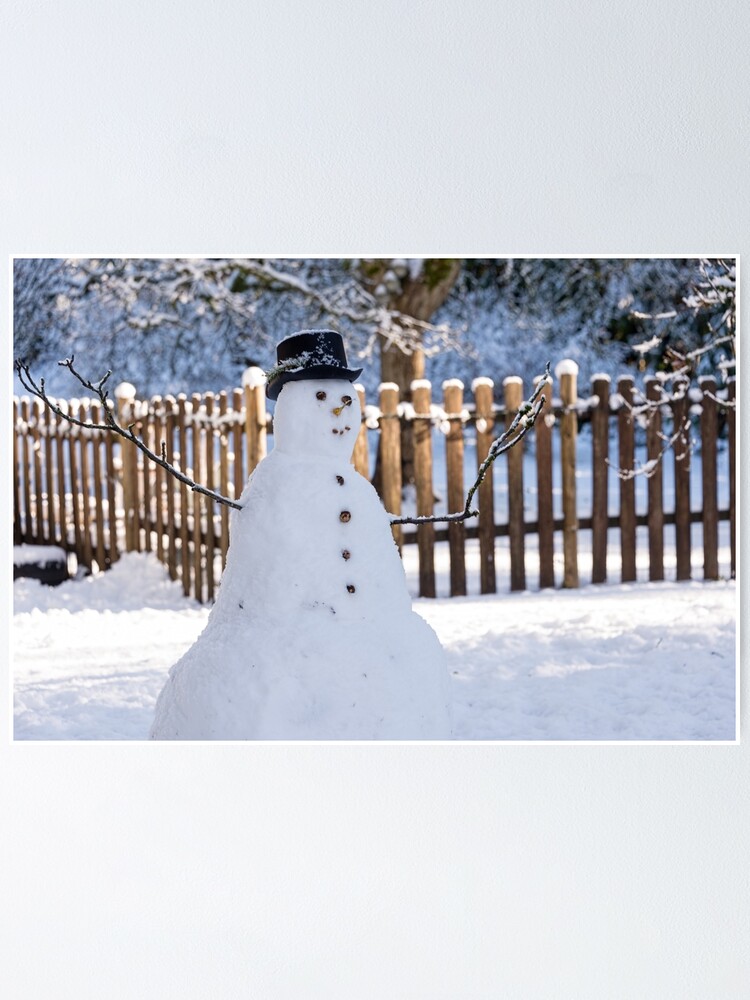 Alternate view of Snowman Poster