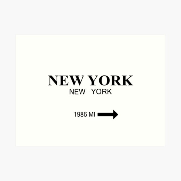 new york Art Print
