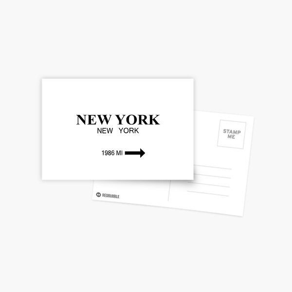 new york Postcard