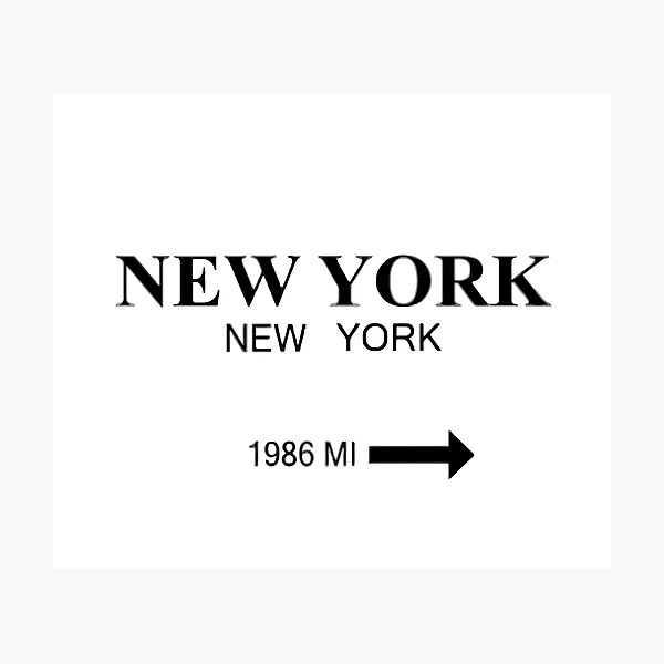 new york Photographic Print
