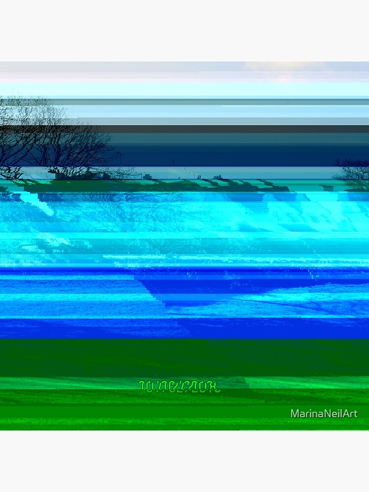 Bright Glitch Field by MarinaNeilArt