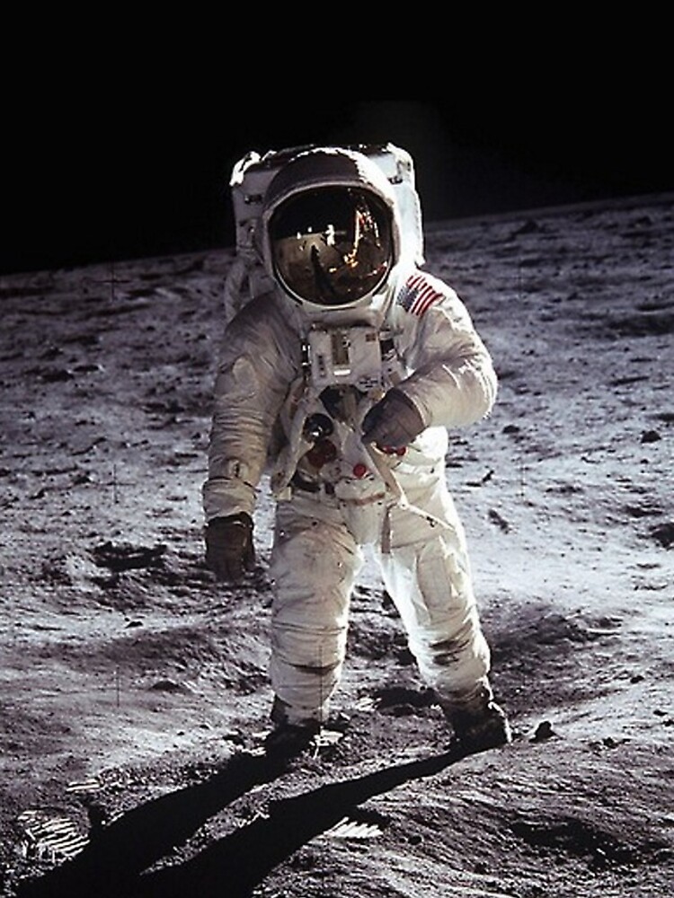 Buzz Aldrin On The Moon by historicalstuff