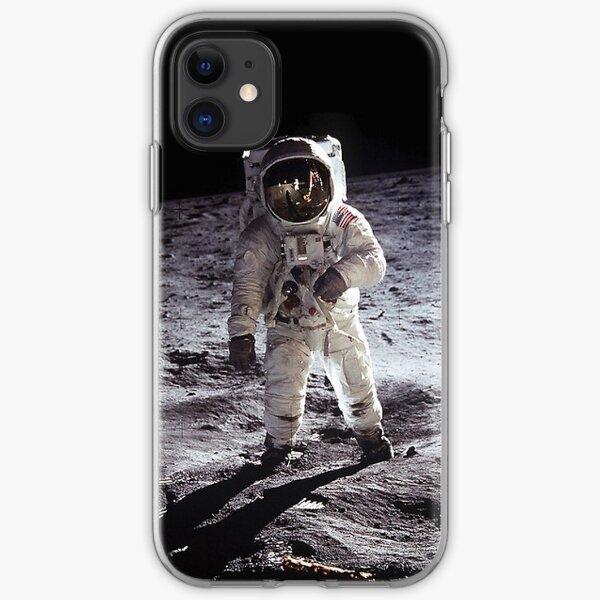 Buzz Aldrin On The Moon iPhone Soft Case
