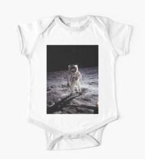 Body de manga corta para bebé Buzz Aldrin En La Luna
