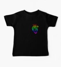 Rainbow Heart Baby Tee