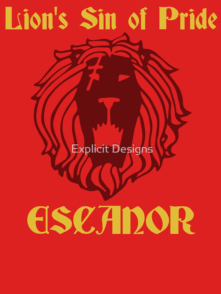 "Lion's Sin of Pride Escanor (Tattoo Edition) [Back Print]" Tshirt