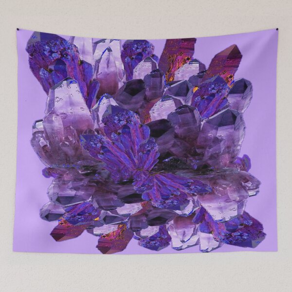 Item preview, PURPLE AMETHYST CRYSTAL CLUSTER GEMS designed and sold by sharlesart.