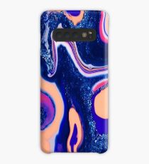 Blaue Geode - Iphone & Samsung Galaxy Hüllen Hülle & Klebefolie für Samsung Galaxy