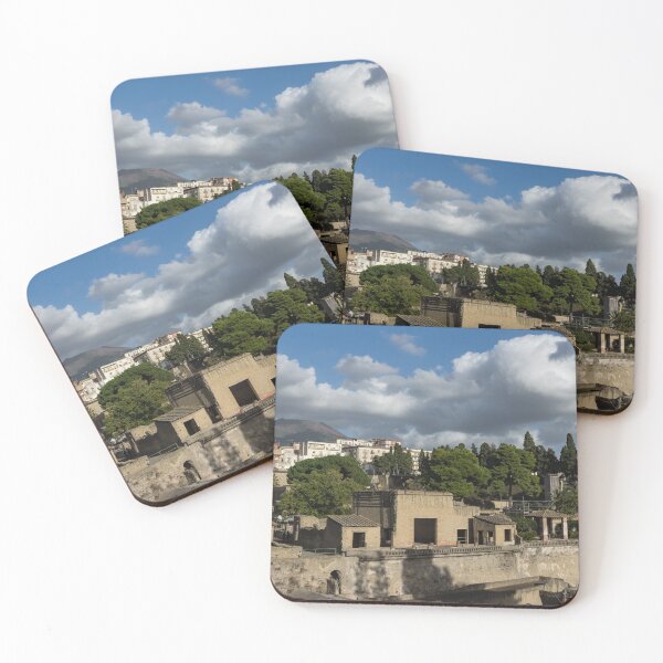 Item preview, Ancient Herculaneum Ruins - Green and Sunny Afternoon From Above designed and sold by Georgia Mizuleva.
