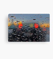answering your call in the rain... Canvas Print