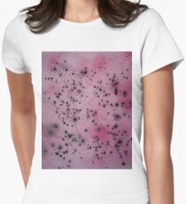 Martin Boisvert - Rose feline T-shirt col V femme